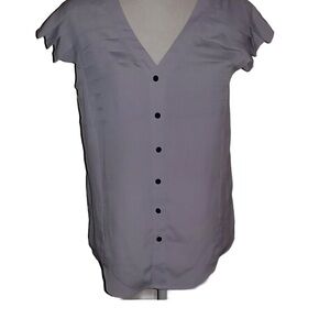 - Erin Fetherston Edition lavender Button bl…